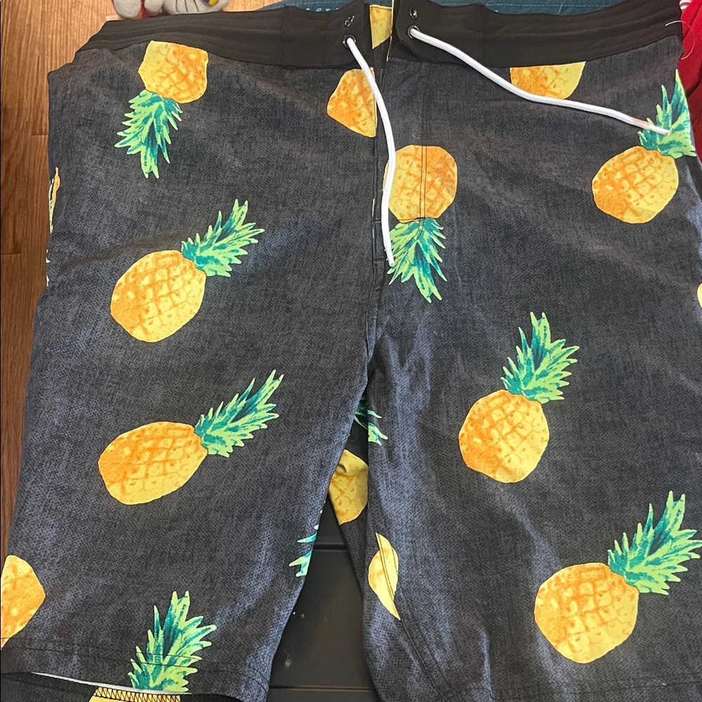 Old Navy Pineapple Swim Trunks